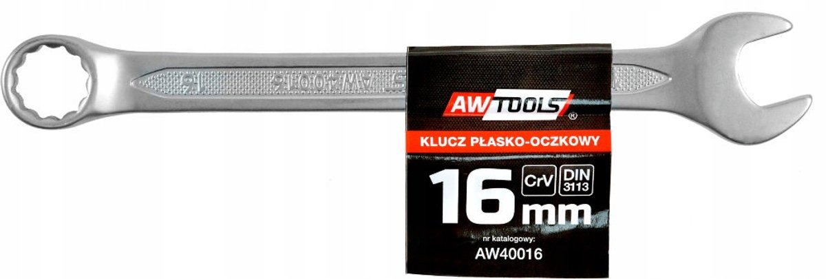 AW-Tools Ringsleutel 16mm CrV DIN3113 AW40016