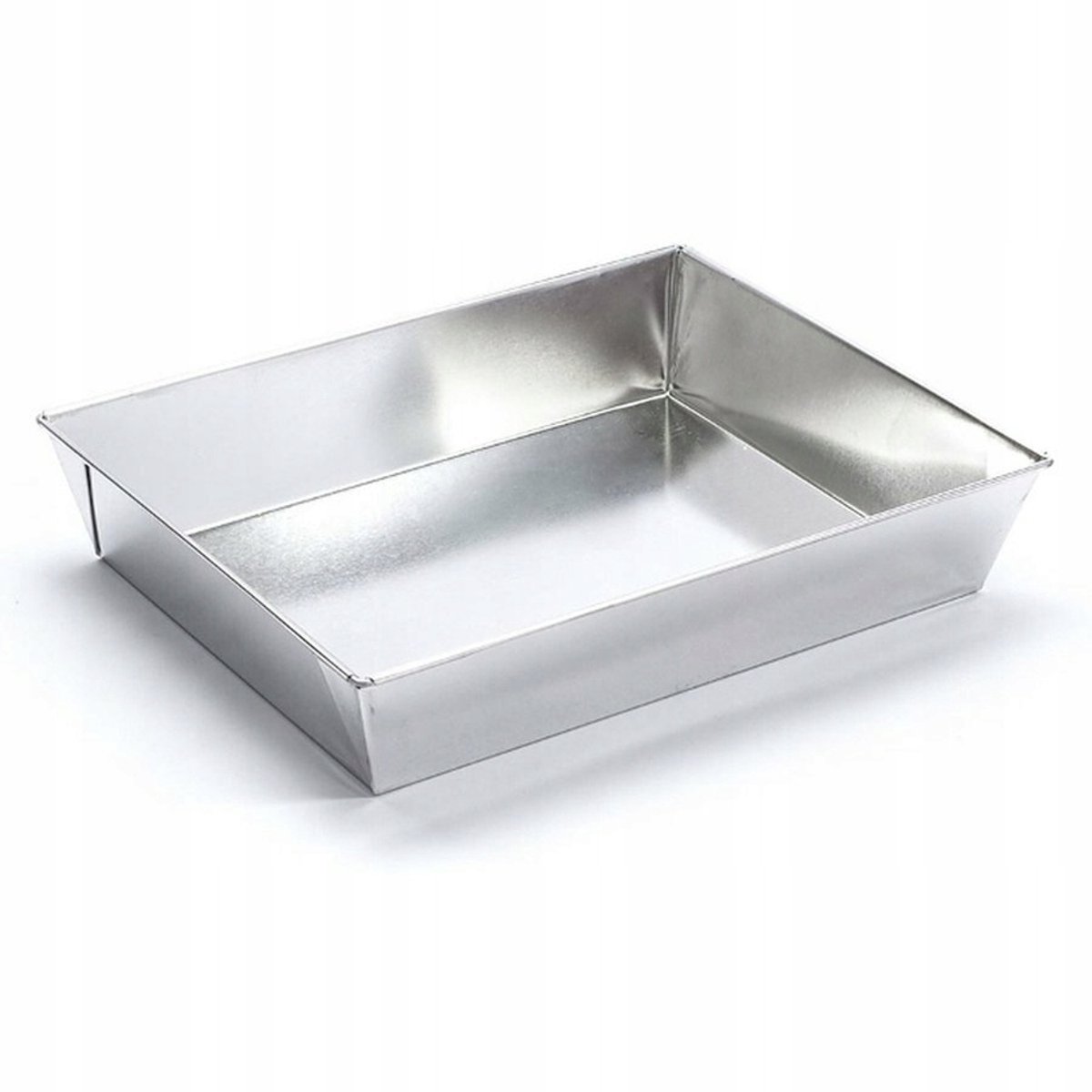 Ovenplaat Bakvorm 24x24x6 cm Verzinkt Staal voor Taart & Brood
