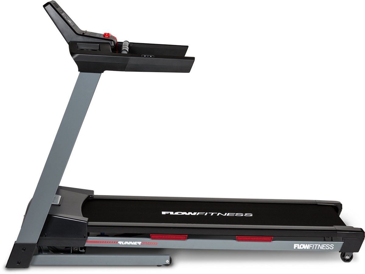 Flow Fitness Runner DTM2000i Loopband - Inklapbaar - 18 km/u - 12% Helling - 34 Programma’s - Bluetooth & Apps - Thuisgebruik thumbnail 8