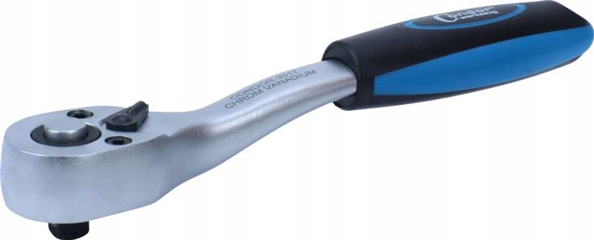Gebogen Ratel 1/4", 72 Tanden, 145 mm - Condor