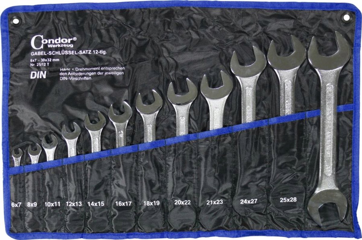 Condor Ringsleutelset 6-32 mm, 12-delig