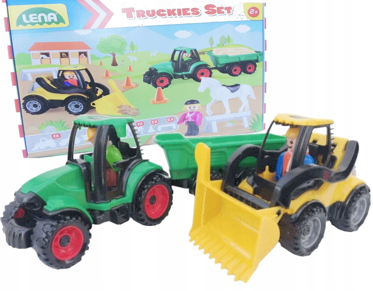 Lena Truckies Boerderij Voertuigen Set met accessoires