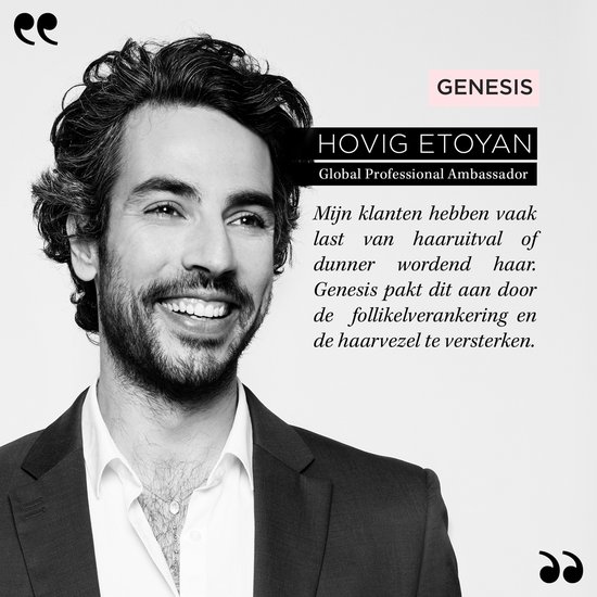Portrait en noir et blanc de Hovig Etoyan, Ambassadeur Professionnel Global de Kérastase.