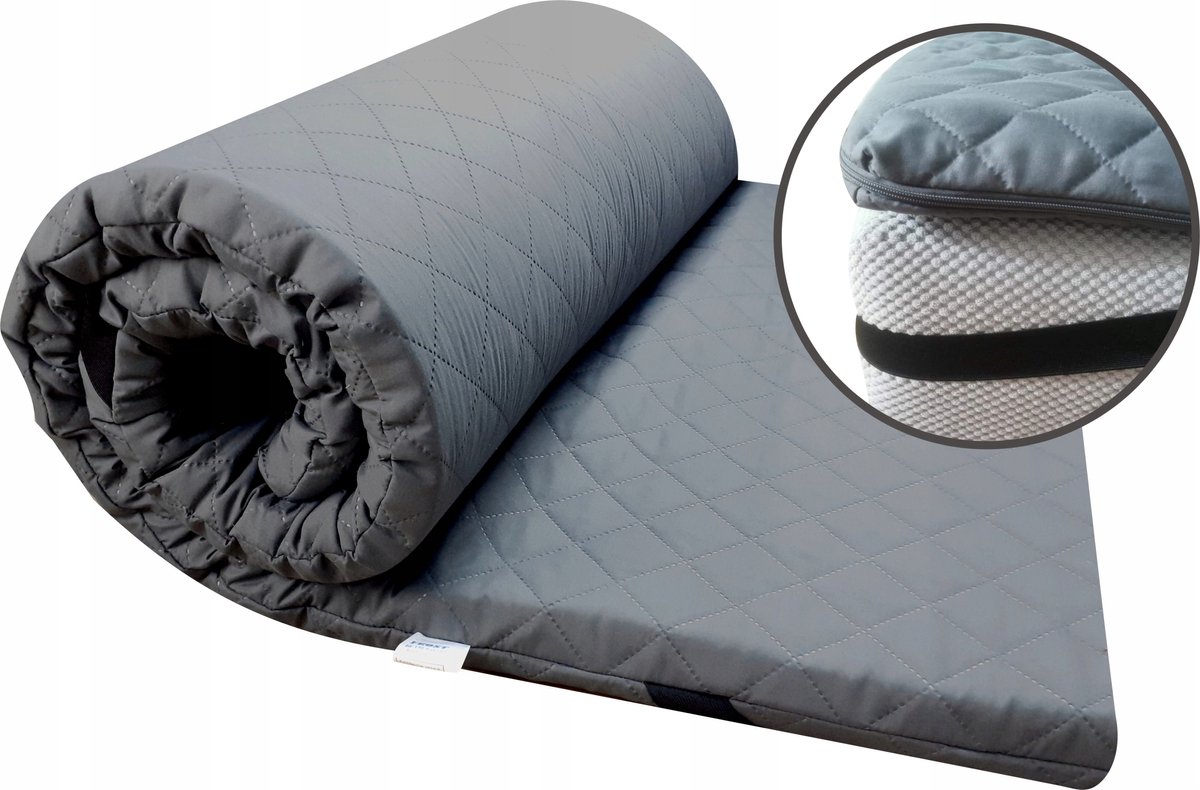 Topper Matras 140x200 cm - 4cm Schuim - H2/H3 - Afneembare hoes