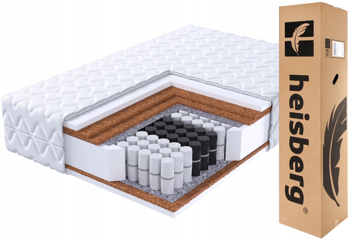 Heisberg BIS Pocketvering Matras 80x200cm - Extra Stevig H4/H5