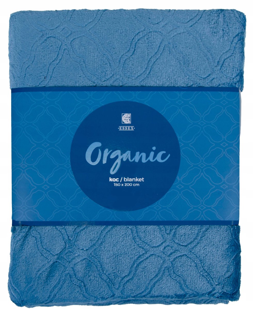 Pluche microvezel plaid Organic 150x200 cm - Zacht en warm