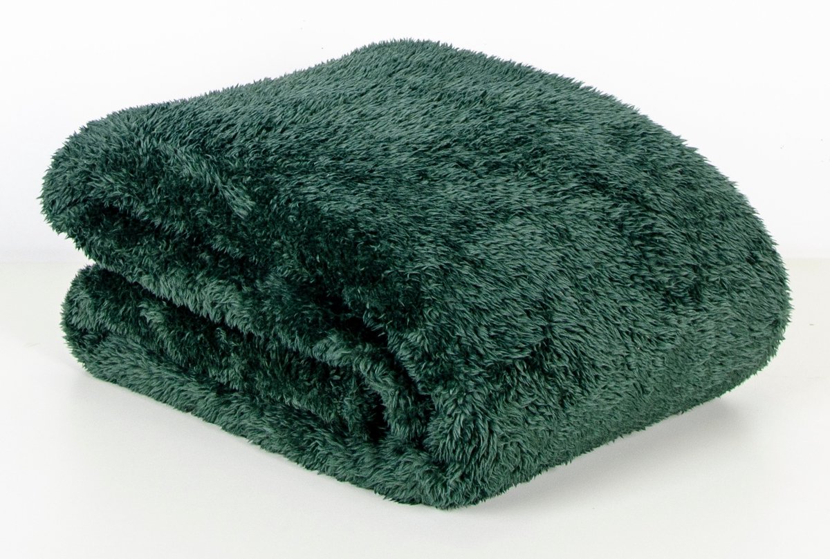 Essex Plaid Microvezel Groen 150x200 cm