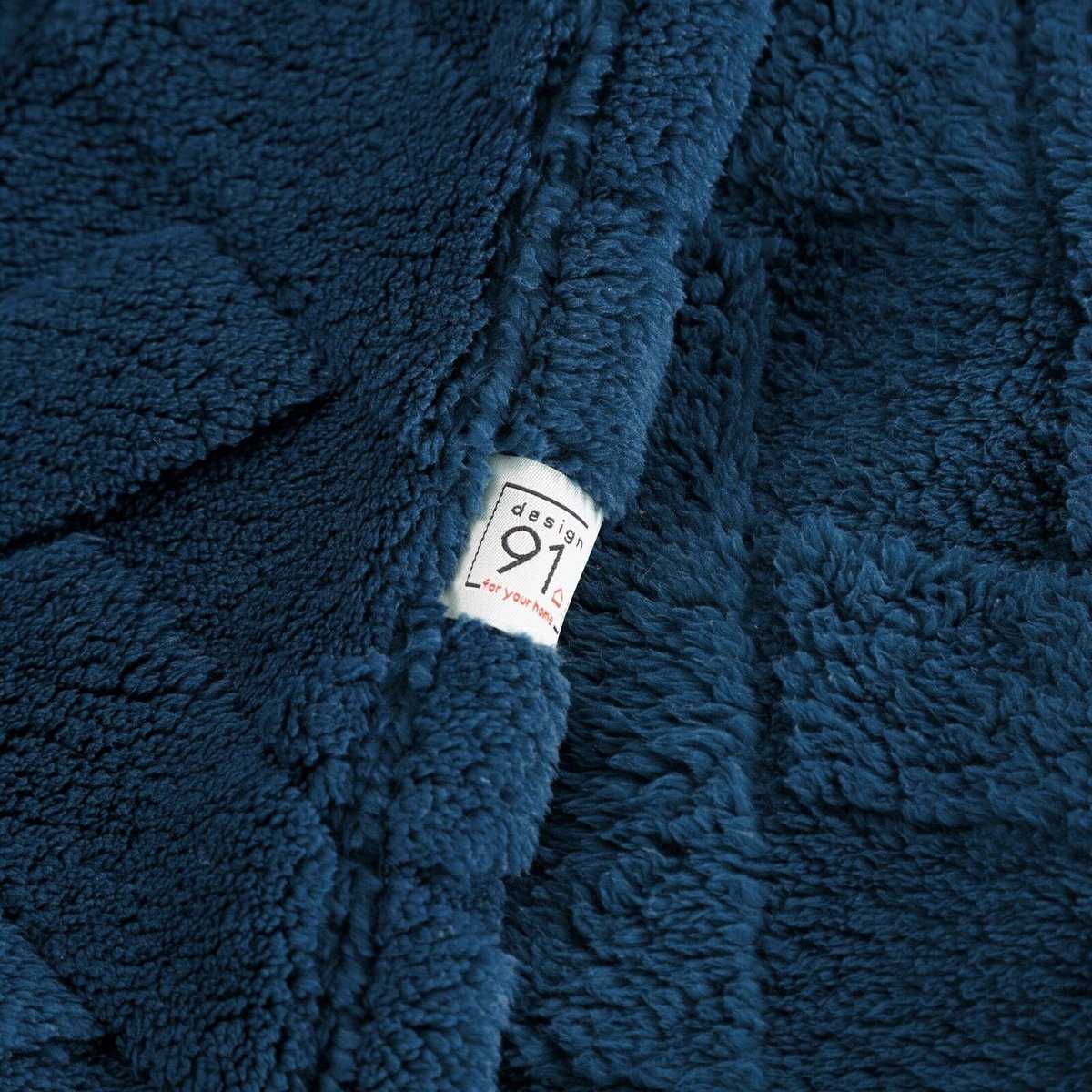 Zachte Pluche Deken 70x160cm - Stijlvol Woonplaid met Visgraatpatroon