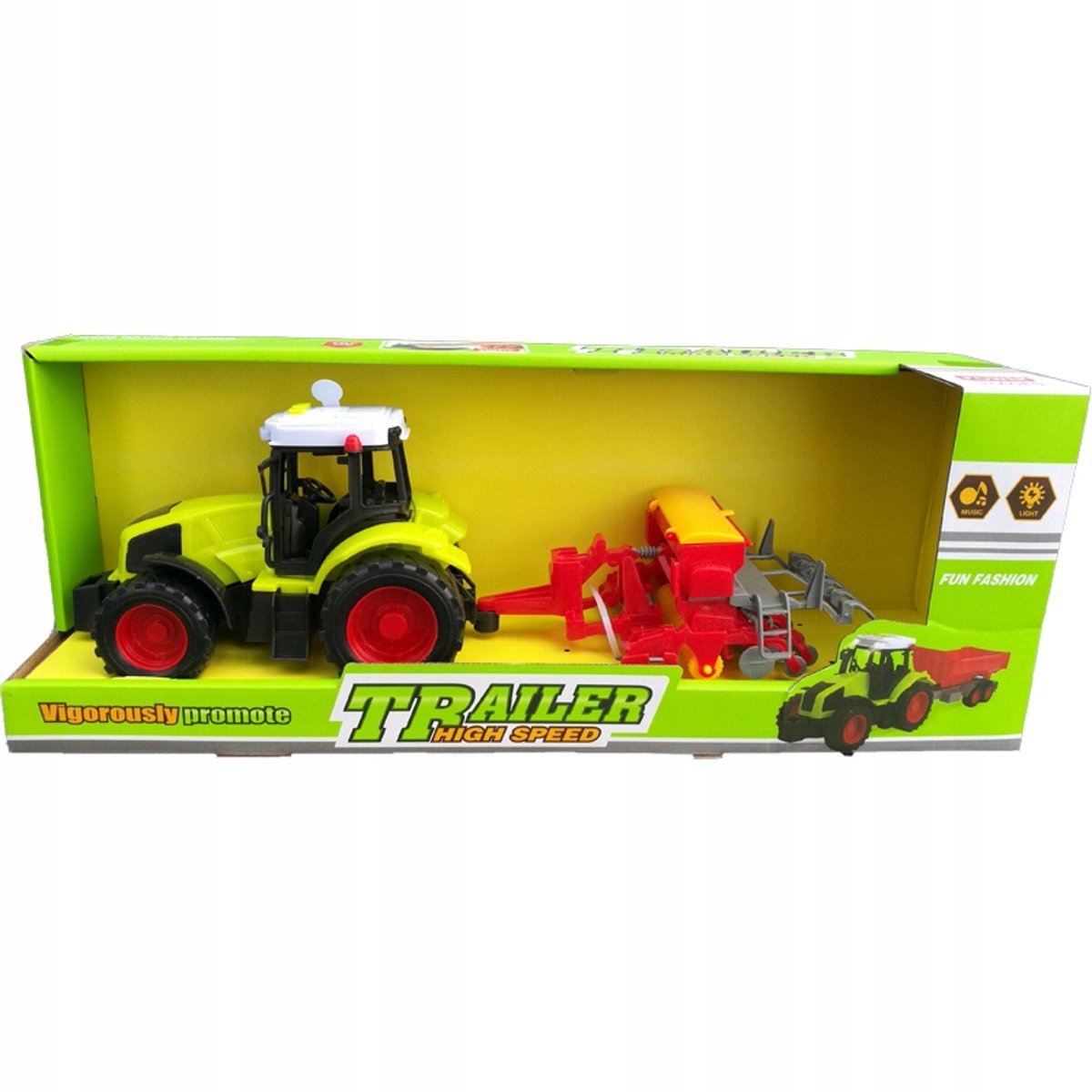 Adar Tractor met Zaaimachine - Licht & Geluid - 3 Jaar+