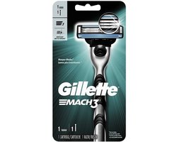 Gillette Mach3 Scheersysteem – Houder + 1 Mesje – 3-bladig – Lubrastrip