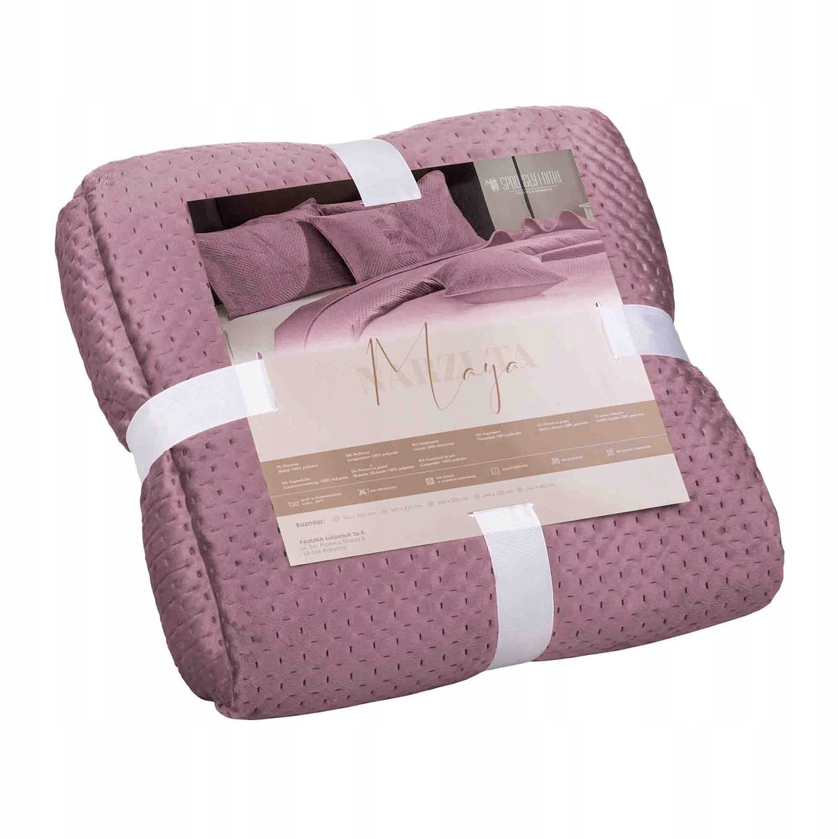 Luxe Velours Plaid Maya 240x260cm - Zacht & Elegant