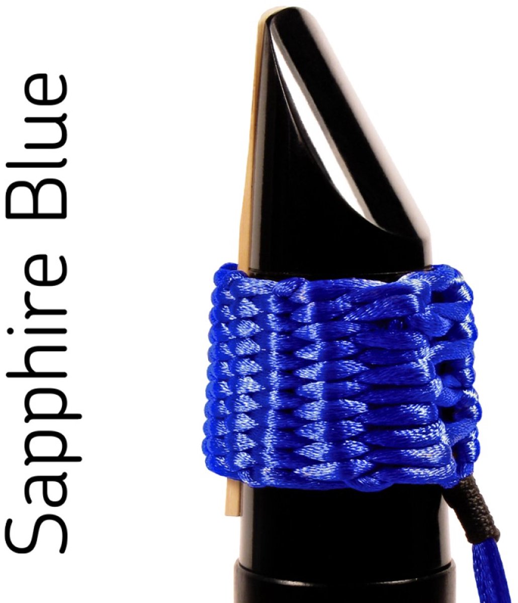 Bambú Bariton Saxofoon/Bas Klarinet Binder AB-Sapphire Blue