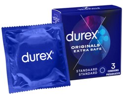 Durex - Condooms Extra Safe - 3 x 3 stuks - Voordeelverpakking