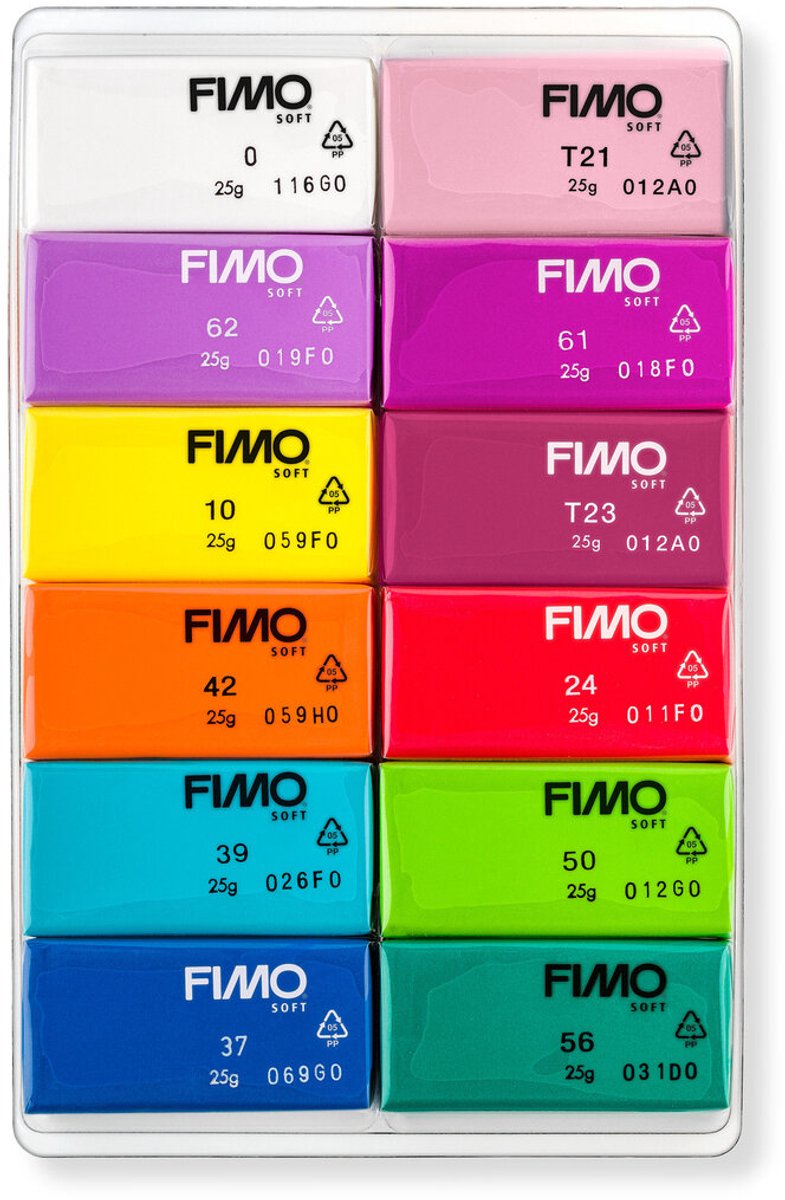 FIMO soft - ovenhardende boetseerklei - colour pack - 12 brilliant colours — afbeelding 9