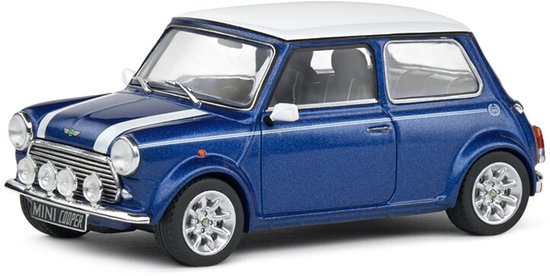 Mini Cooper S '94, blauw Solido schaal 1:43