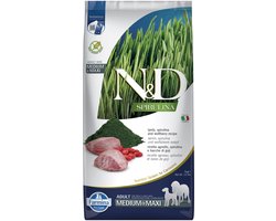 Farmina N&D Spirulina Adult Medium & Maxi Hondenvoer - Lamb & Goji berries - 7 kg