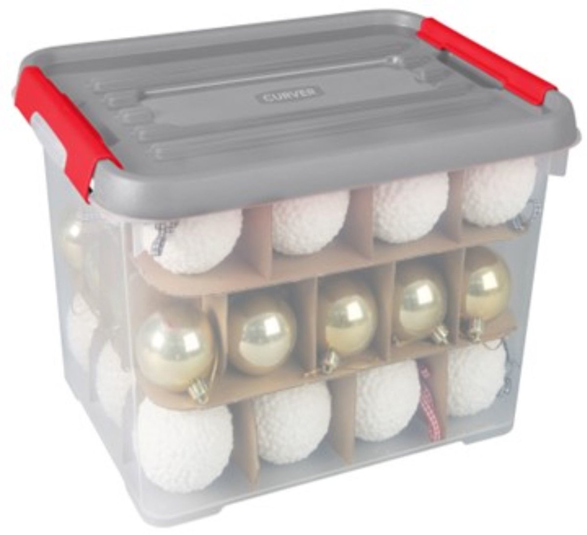 Allibert kerstballenbox 65L