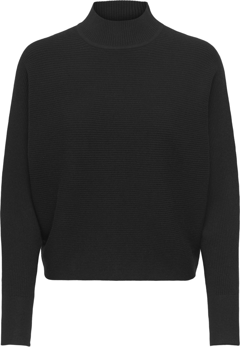 Jacqueline de Yong Trui Jdyprime Life L/s Hn Bat. Pull. Knt 15351898 Black Dames Maat - XXL