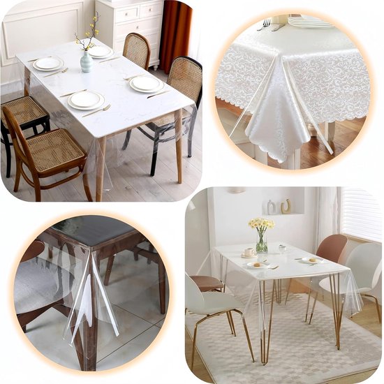 Tafelloper – Kerst – ster – Modern Ecru met Gouddraad - Loper 160 x 30 cm