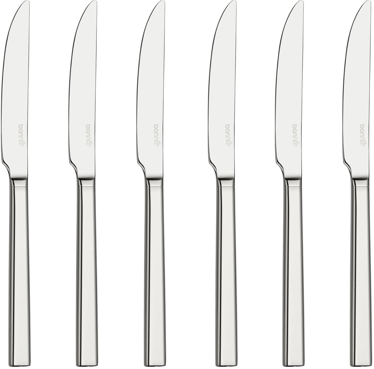 Bonna Tafelmes - Grace - RVS - 23.5 cm - set van 6
