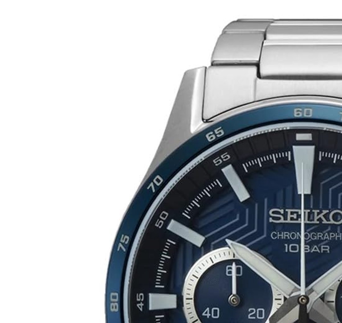 Heren analoog kwarts horloge met roestvrijstalen armband
