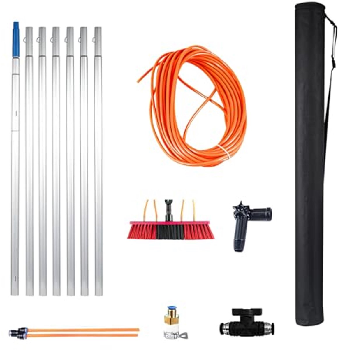Telescopische Stang voor Reiniging van Hoge Ramen en Zonnepanelen - 5 tot 7 Meter