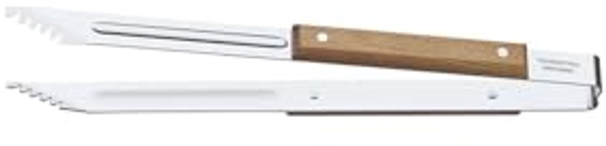 Grilltang voor BBQ en Churrasco, FSC Hout, 37,5 cm