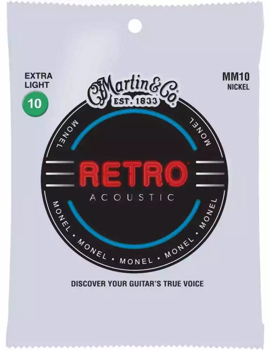 Martin & Co acoustic strings monel extra light 10-47