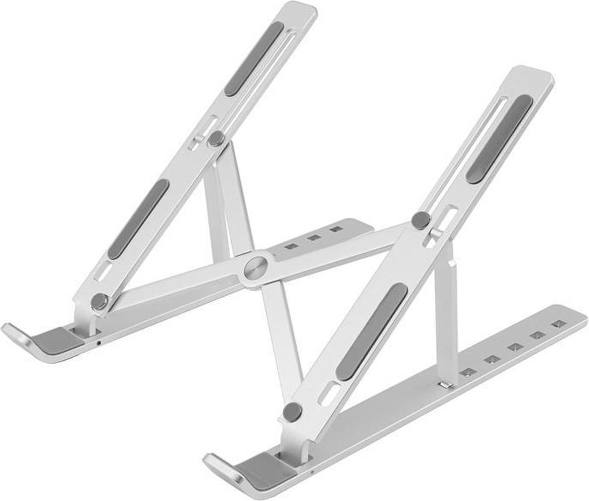 New Age Devi - Universele Ergonomische Laptopstandaard - 116-154 inch - AluminiumZilver