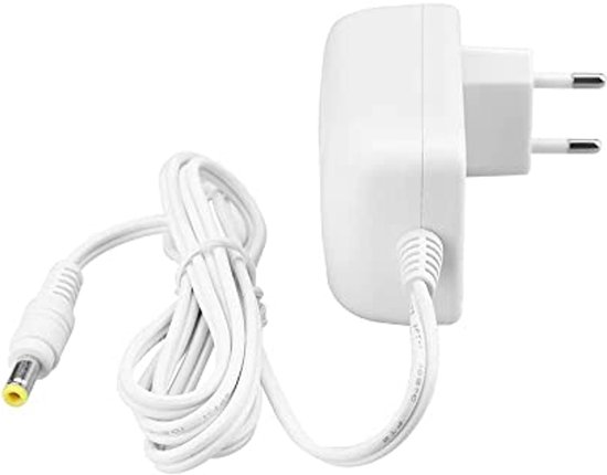 Oplader 12V 2A met DC 5,5 x 2,5 mm Aansluiting - Wit — afbeelding 2