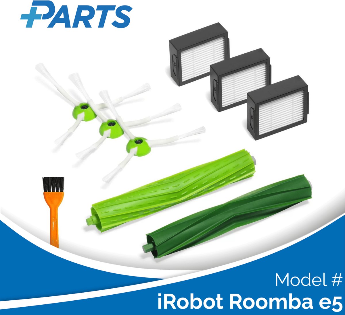 iRobot Roomba e5 Onderhoudsset (Plus.Parts® alternatief voor 4624878 / 4639168)