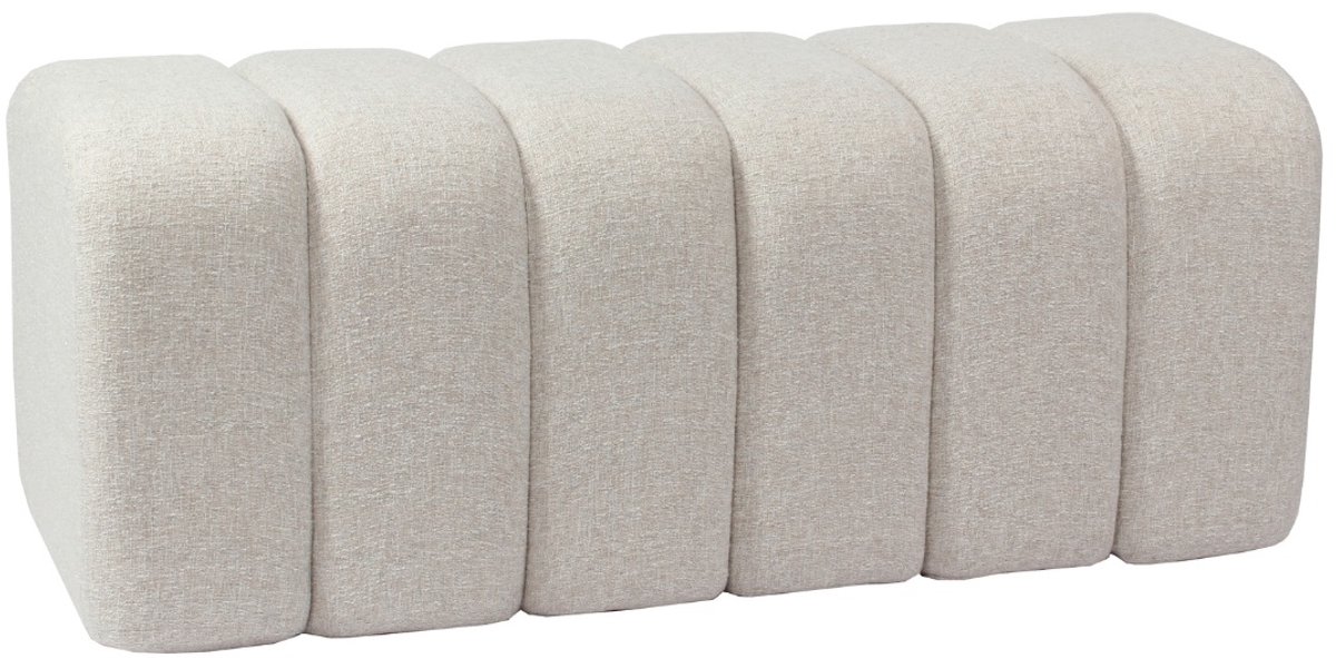 DÉJA Living Eetkamerbank Bogense - Beige Stof - 120x45x48cm