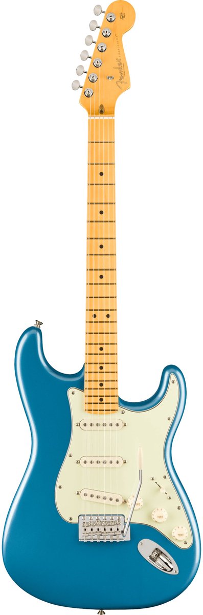Fender American Professional Classic Stratocaster MN Faded Lake Placid Blue - ST-Style elektrische gitaar