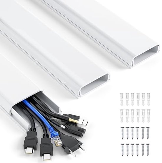 Heavy Duty vloerluidsprekerstandaard voor Sonos Move, Move 2 Speaker Stand met Management Cable Clips Eenvoudig te installeren, Wit