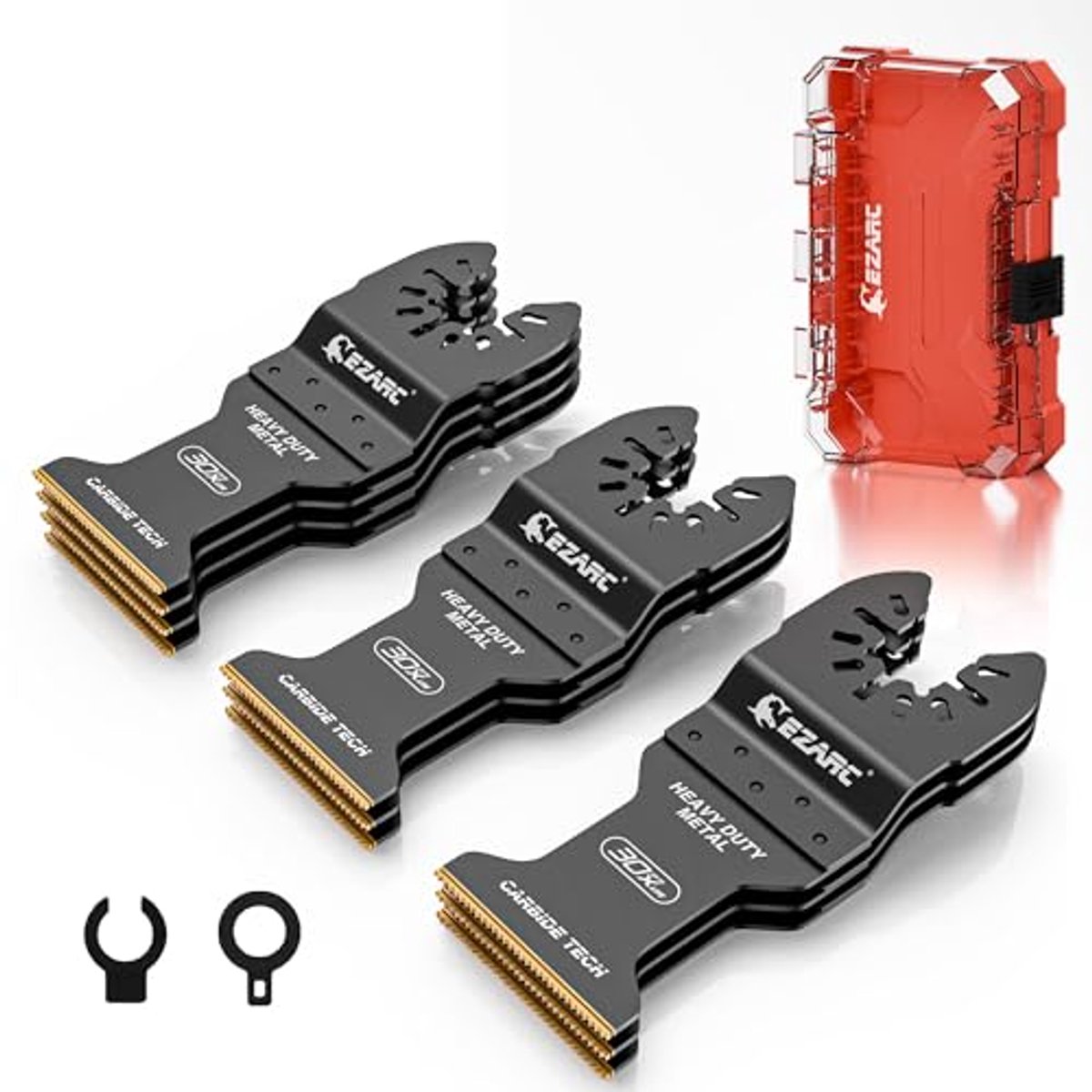 Oscillerende multitoolbladen - 10 stuks voor hard materiaal