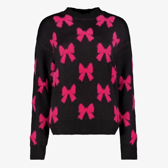 Pull femme TwoDay à nœuds roses - Taille L