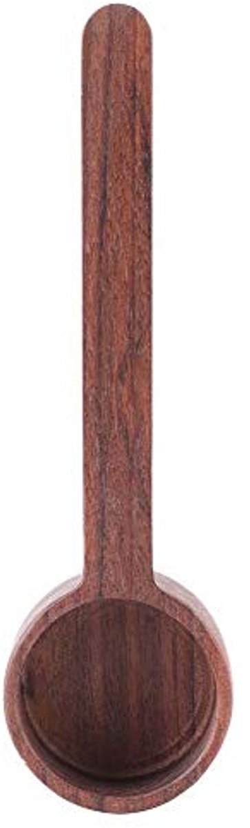 Multifunctional wooden measuring spoon coffee spoon Home Wooden coffee spoon in black walnut kitchen measuring instruments(Long Handle)