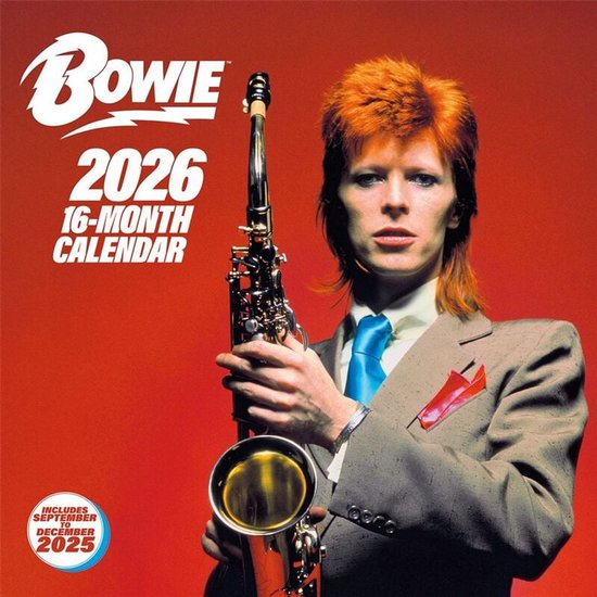 David Bowie Wandkalender 2026 Unisex Muurkalender - meerkleurig - Standard