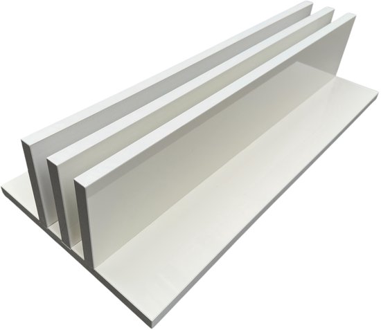 NORTH Afdekplaat Houder Pooltafel Hoogglans Wit (Voor 2 Tops)