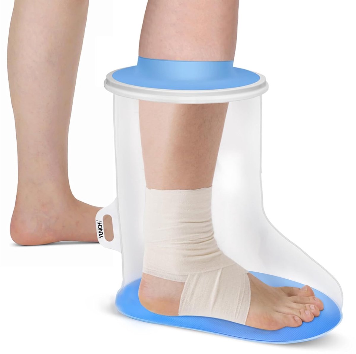 Douchehoes Enkel - Gipsbeschermer Douche - Gipshoes- Gips Hoes voor Voet en Enkel - Shower Cover - Waterdicht - Houd Het Gips Droog - Douchegips - Water Beschermer - 40cm - 1 Stuk
