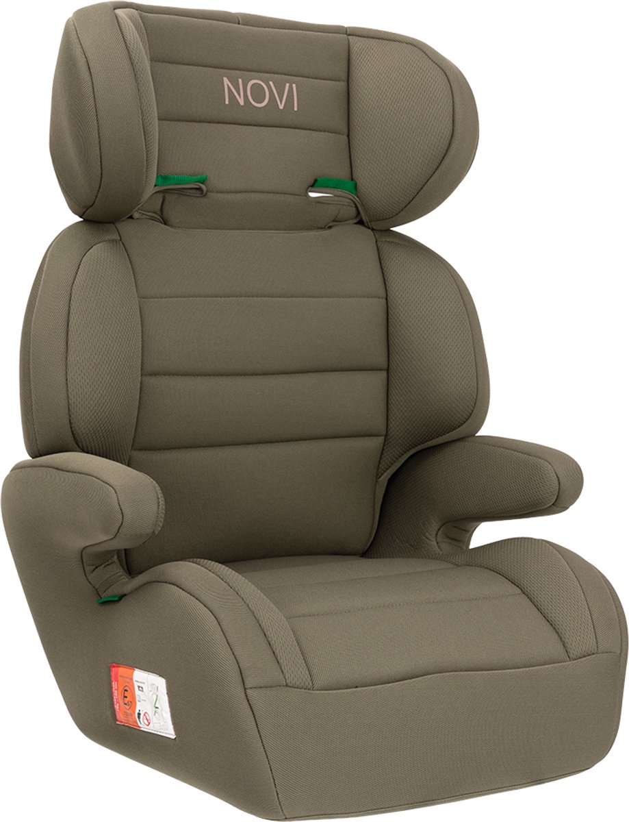 Novi Baby Charly Premium Autostoel - i-Size - Gordel - Taupe - Geschikt van 126 tot 150 cm
