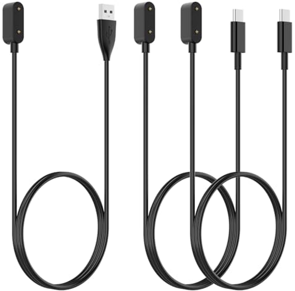 Oplaadkabel 3 stuks USB en Type C voor Huawei horloges