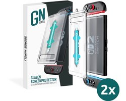 George Napoli Screenprotector Geschikt voor Nintendo Switch 2 - Beschermglas - Glasplaatje - Met Installatietray - Tempered Glass - 2-Pack