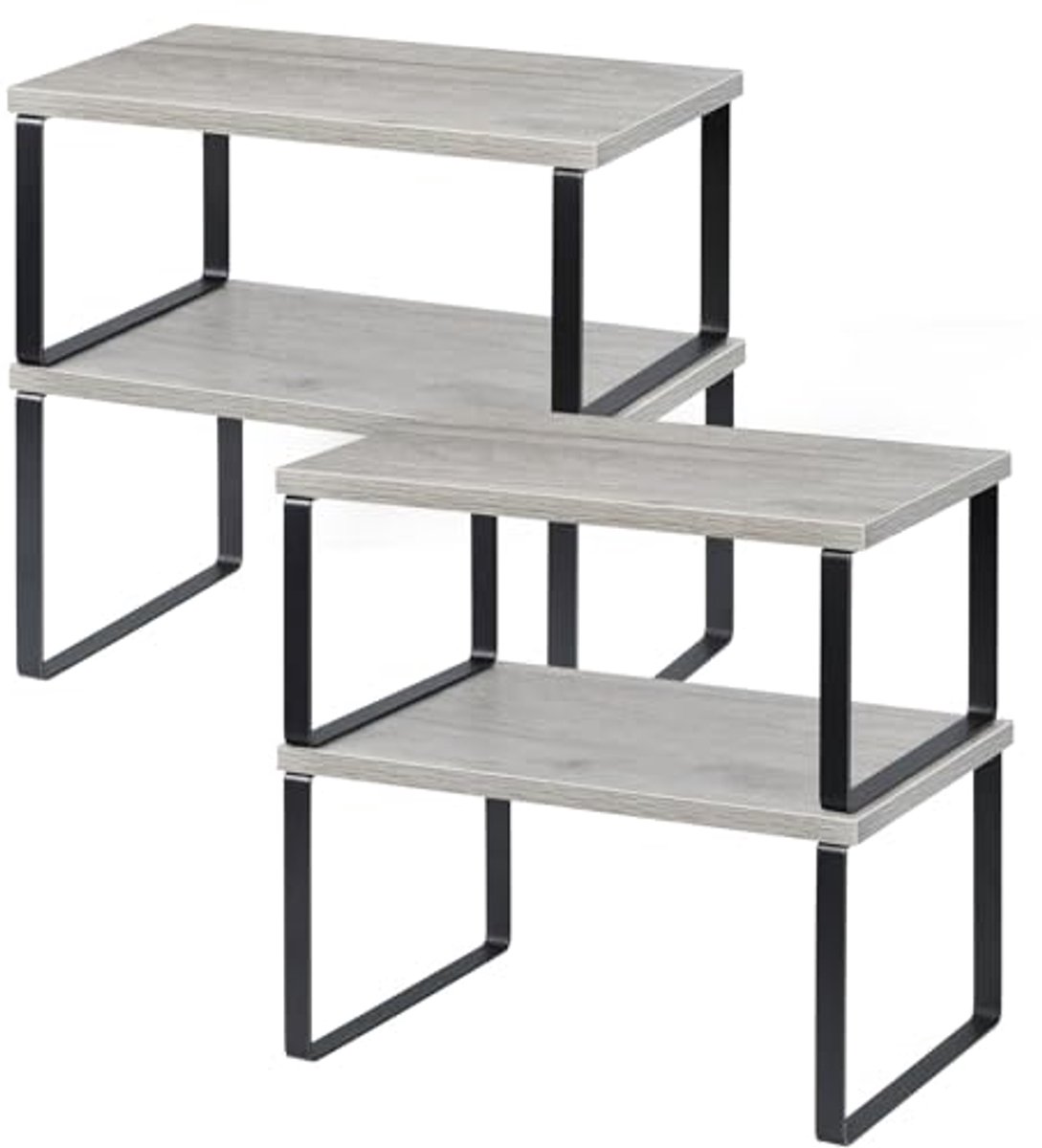 Organiseer je Keuken met een Set van 4 Uitbreidbare Keukenplankorganizers