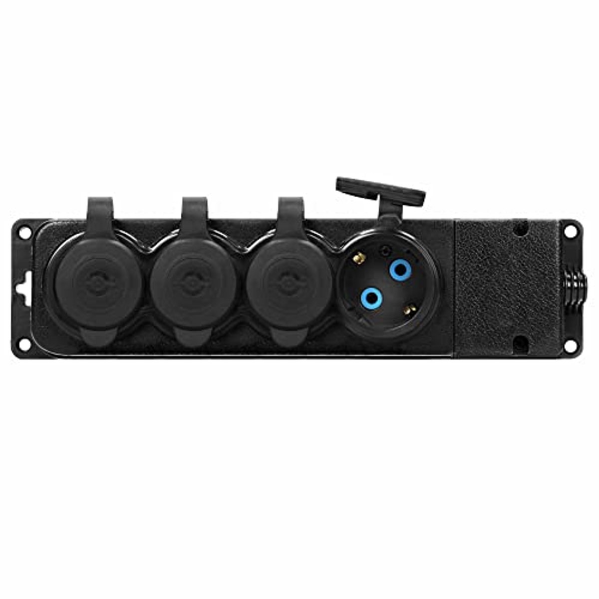 Waterdichte Stopcontact Splitter voor Buiten - 4 Stopcontacten IP44 - Slagvast en Onbrandbaar