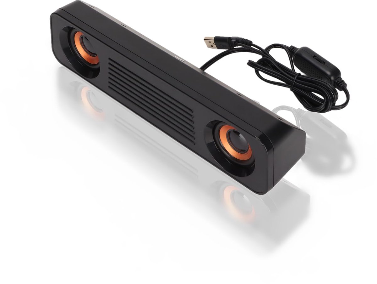 Soundbar for TV, USB Powered 3.5mm Plug Hifi Stereo - Soundbar - €27,88