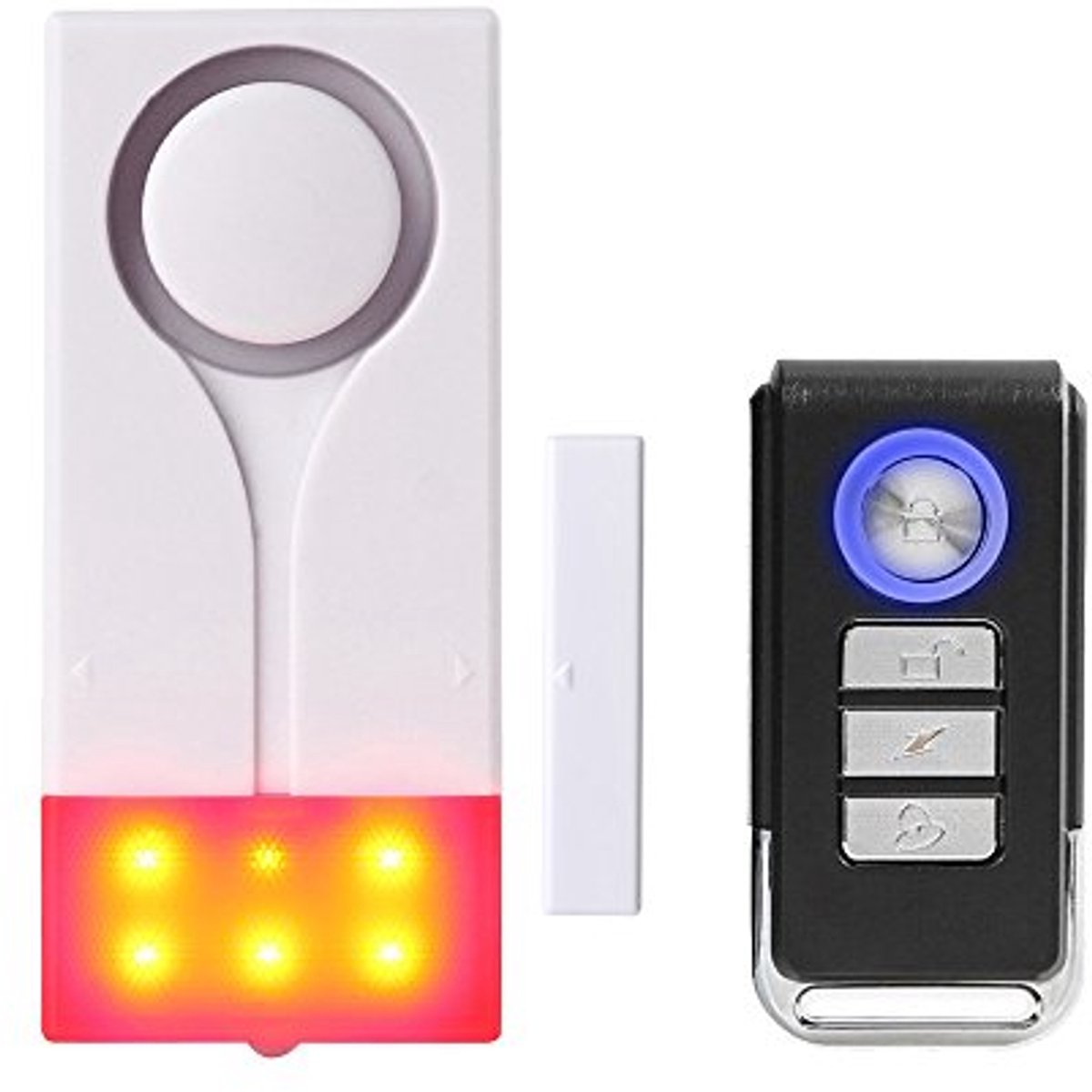 Deur- en raamalarm met 105 dB geluid en helder licht - veilig en eenvoudig te gebruiken