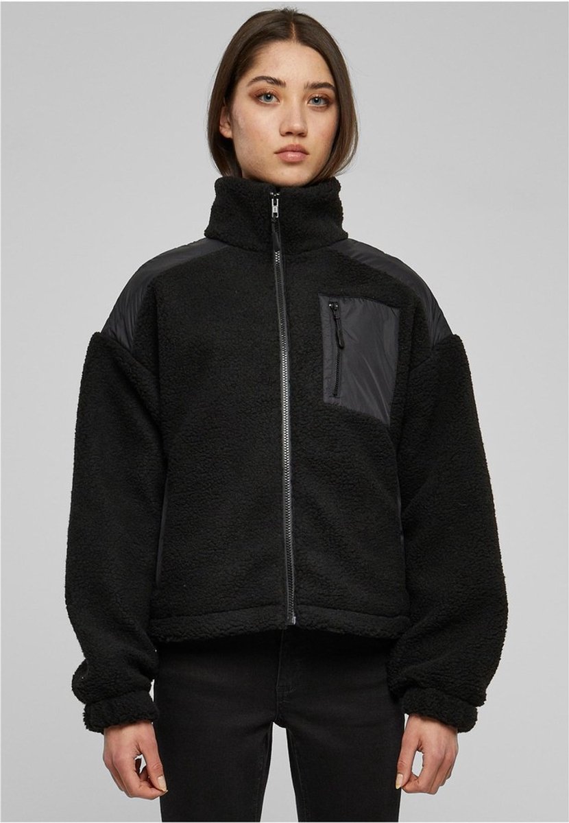 Urban Classics Sherpa Mix Jacket 3XL Zwart