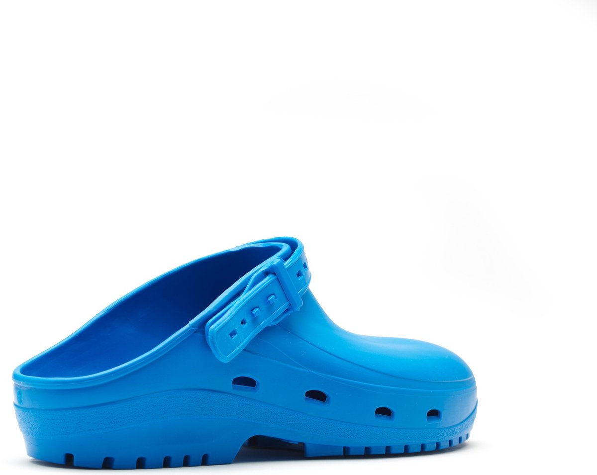 Schu'zz Schuzz damesklompen Badschoenen Bloc Femme Bleu vif / Blauw
