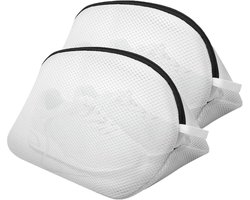 Shoe Wash Bags - 2 Pieces - Mesh Laundry Bags with Durable Zippers - Waszakken voor Schoenen - Opslagzak voor Sokken, Bh's en Kleding